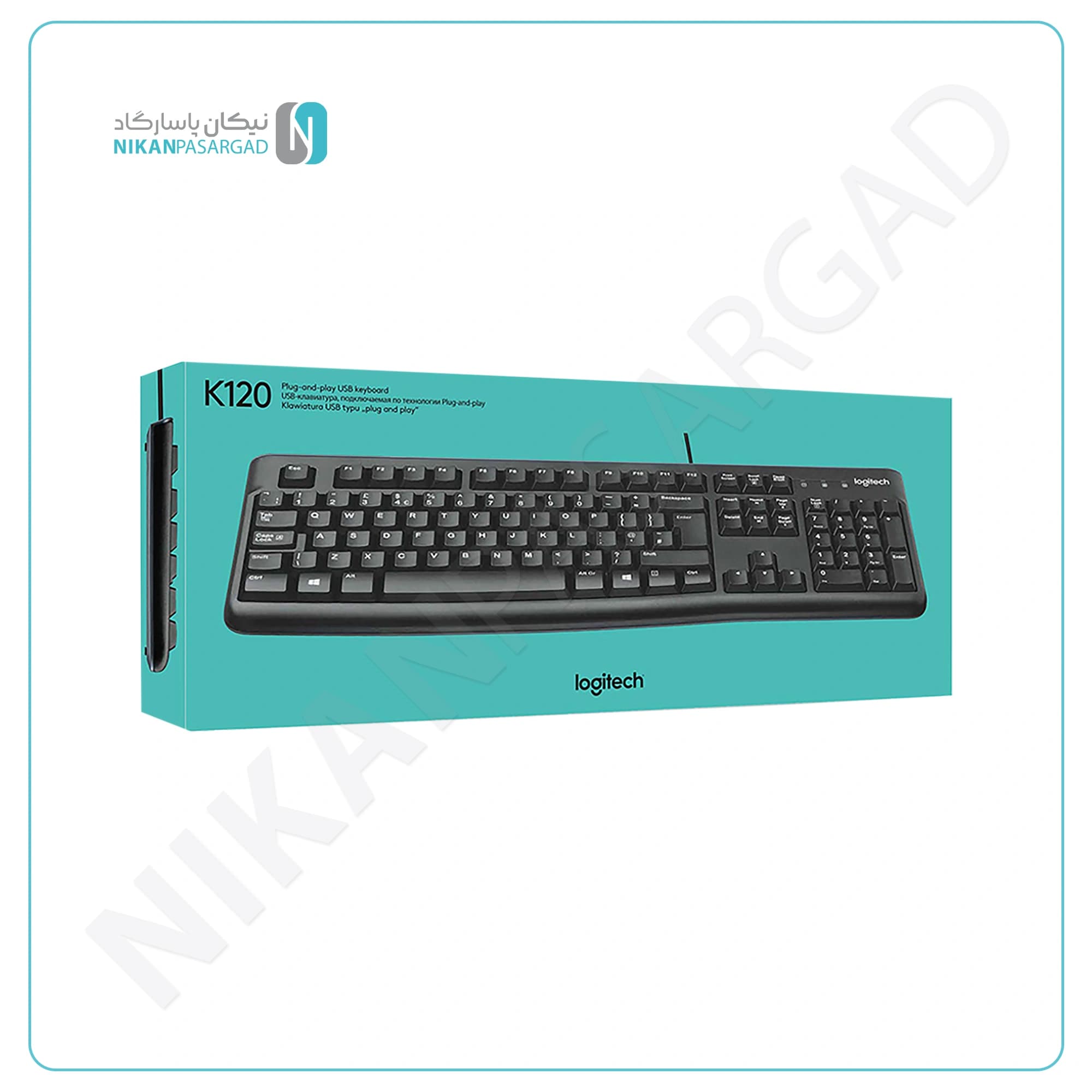 کیبورد لاجیتک مدل Logitech K120 — تصویر ۴