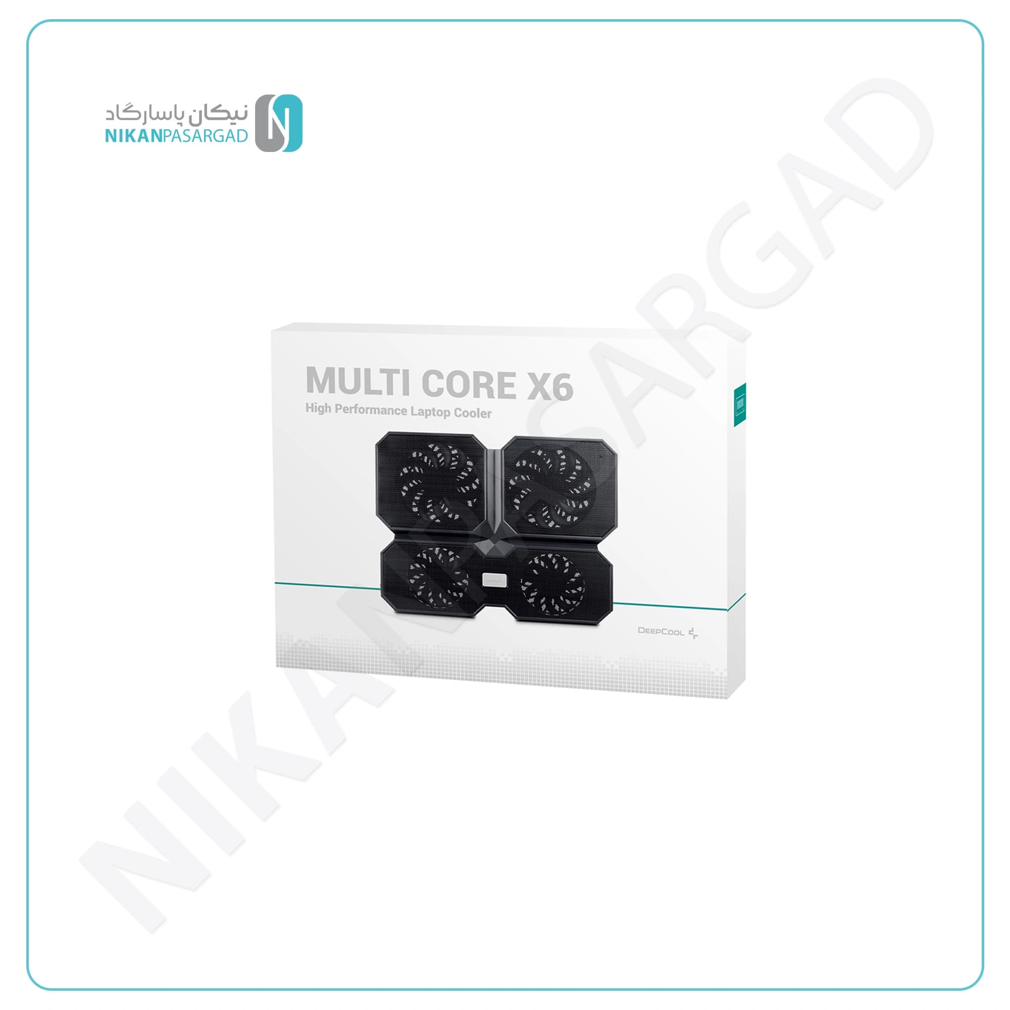 فن و پایه خنک کننده لپ تاپ دیپ کول Deepcool Multi Core x6 — تصویر ۵
