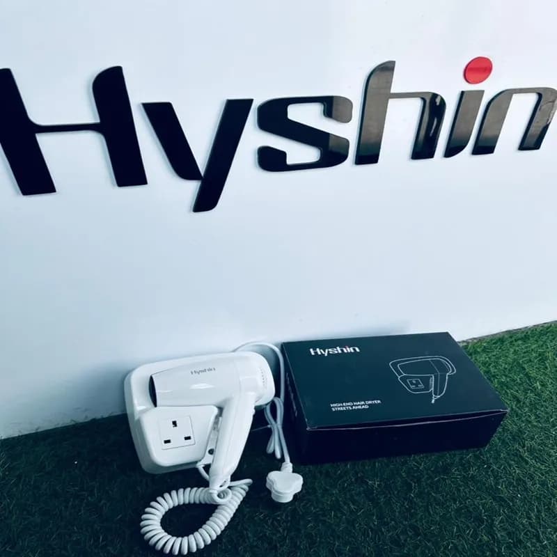 سشوار حمام پریز دار ۱۳۰۰ وات برند هایشین (Hyshin ) — تصویر ۳