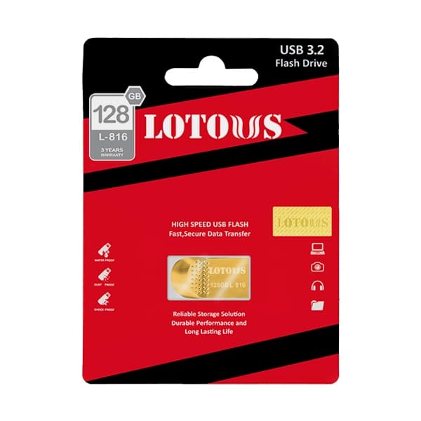 فلش مموری لوتوس مدل L-816 ظرفیت 128گیگابایت