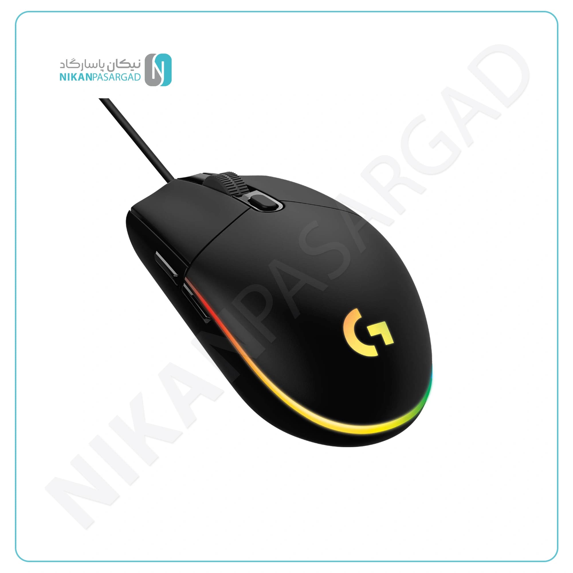 ماوس با سیم گیمینگ لاجیتک مدل Logitech G102 Wired Gaming mouse — تصویر ۲