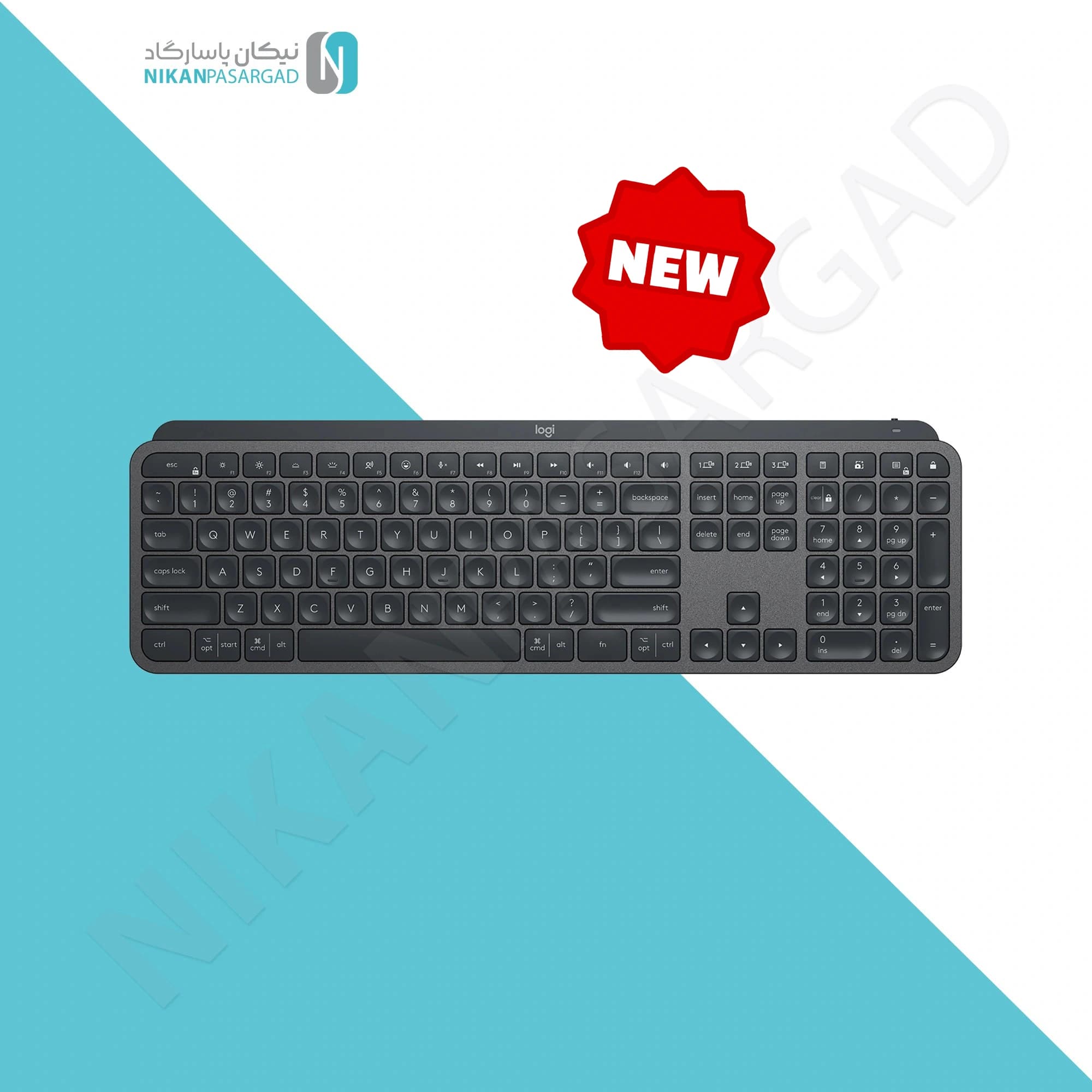 کیبورد بی سیم لاجیتک مدل Logitech MX Keys S
