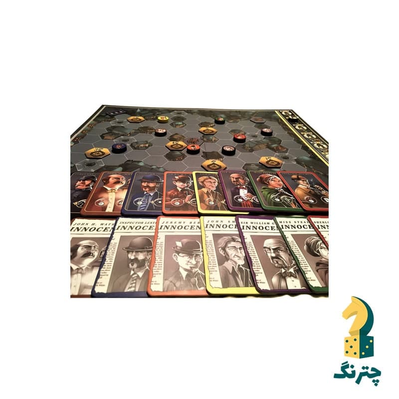 بازی مستر جک لندن به همراه اکسپنشن (بردگیم Mr jack london + exp) — تصویر ۳