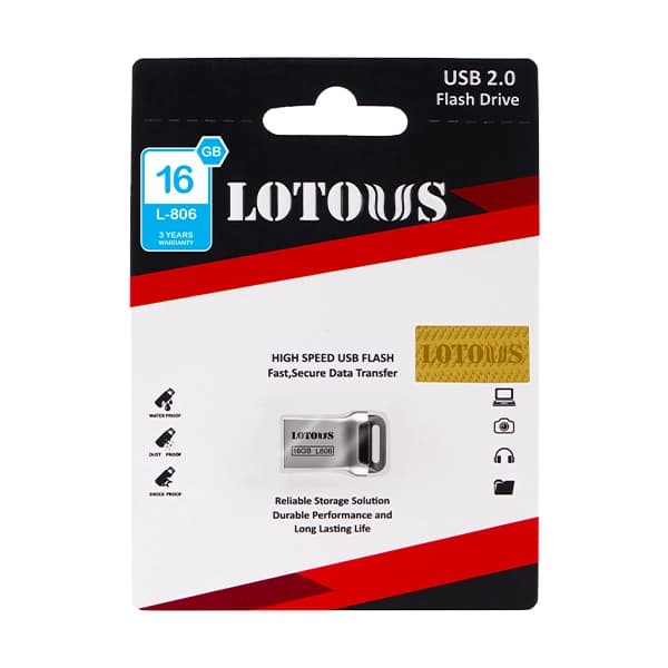 فلش مموری لوتوس مدل L-806 ظرفیت 16 گیگابایت
