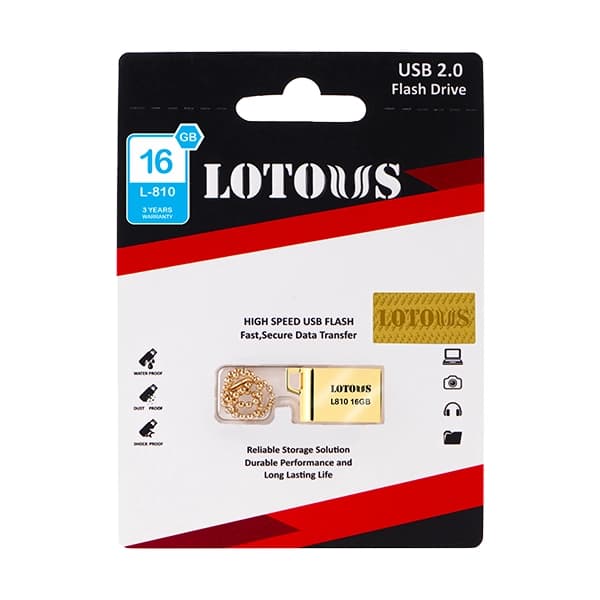 فلش مموری لوتوس مدل L-810 ظرفیت 16 گیگابایت