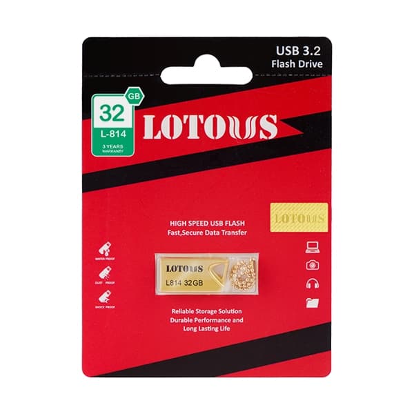 فلش مموری لوتوس مدل L-814 ظرفیت 32 گیگابایت