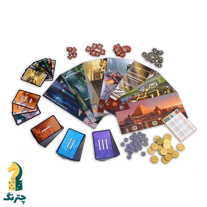 بازی عجایب هفتگانه (بردگیم 7wonders) — تصویر ۲