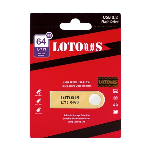 فلش مموری لوتوس مدل L-713 ظرفیت 64 گیگابایت