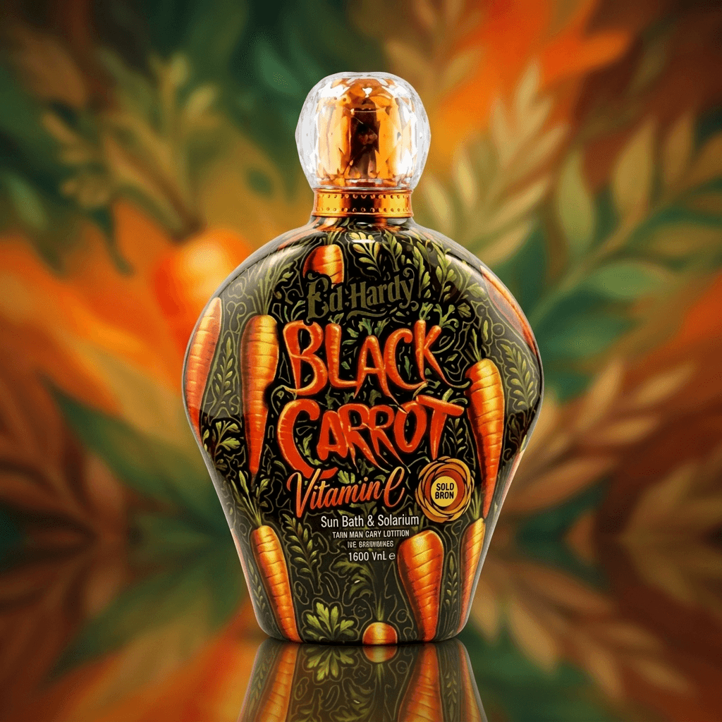 لوسیون برنزه کننده Ed Hardy Black Carrot – تقویت کننده پوست