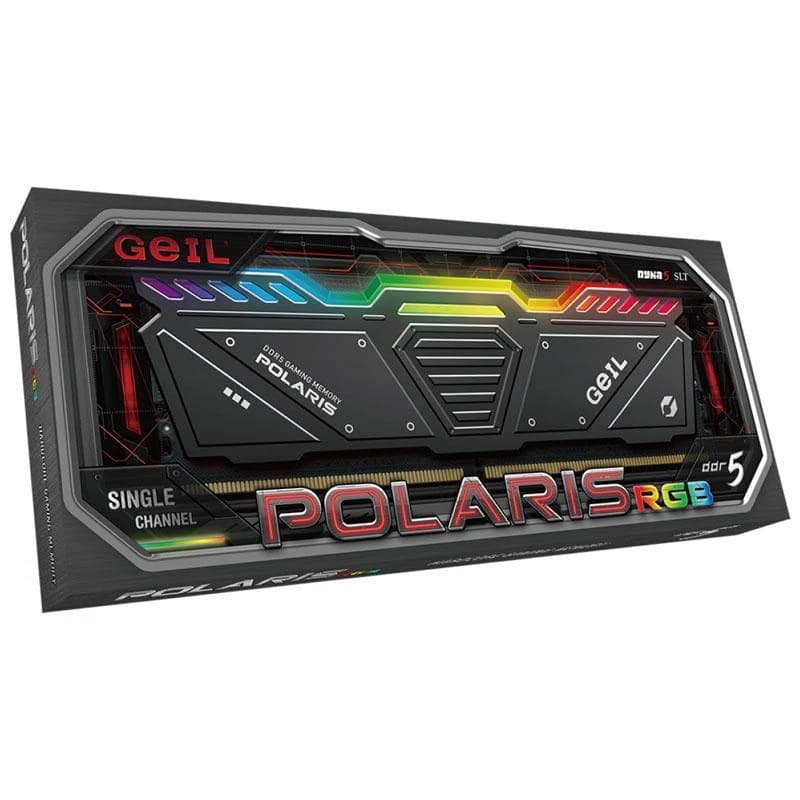 رم دسکتاپ DDR5 تک کاناله 4800 مگاهرتز CL40 گیل مدل POLARIS RGB ظرفیت 16 گیگابایت — تصویر ۳