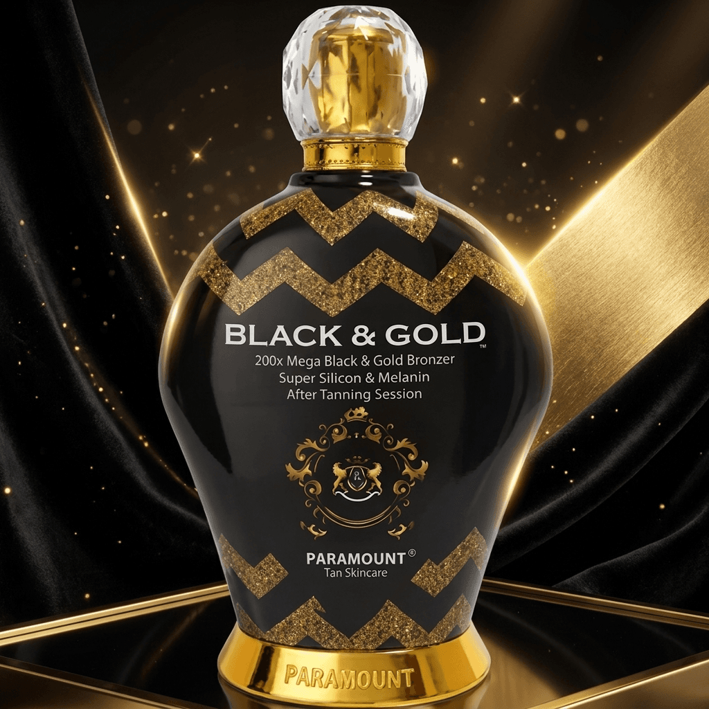 لوسیون سولاریوم پارامونت BLACK & GOLD حجم 400 میل