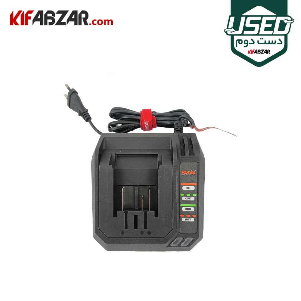 دریل پیچ گوشتی چکشی شارژی 40 ولت رونیکس مدل 8905-40V دست دوم — تصویر ۱۱