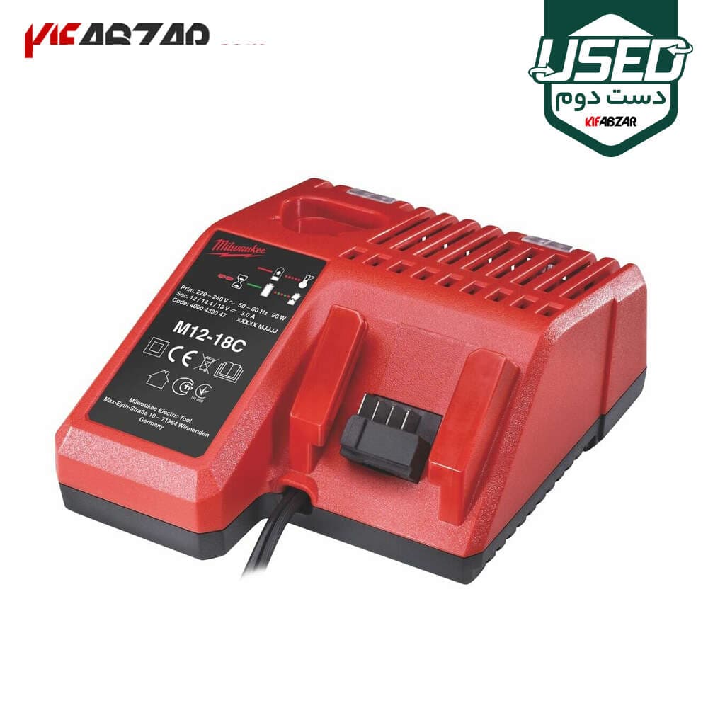 شارژر دوپایه میلواکی مدل M12-18C دست دوم