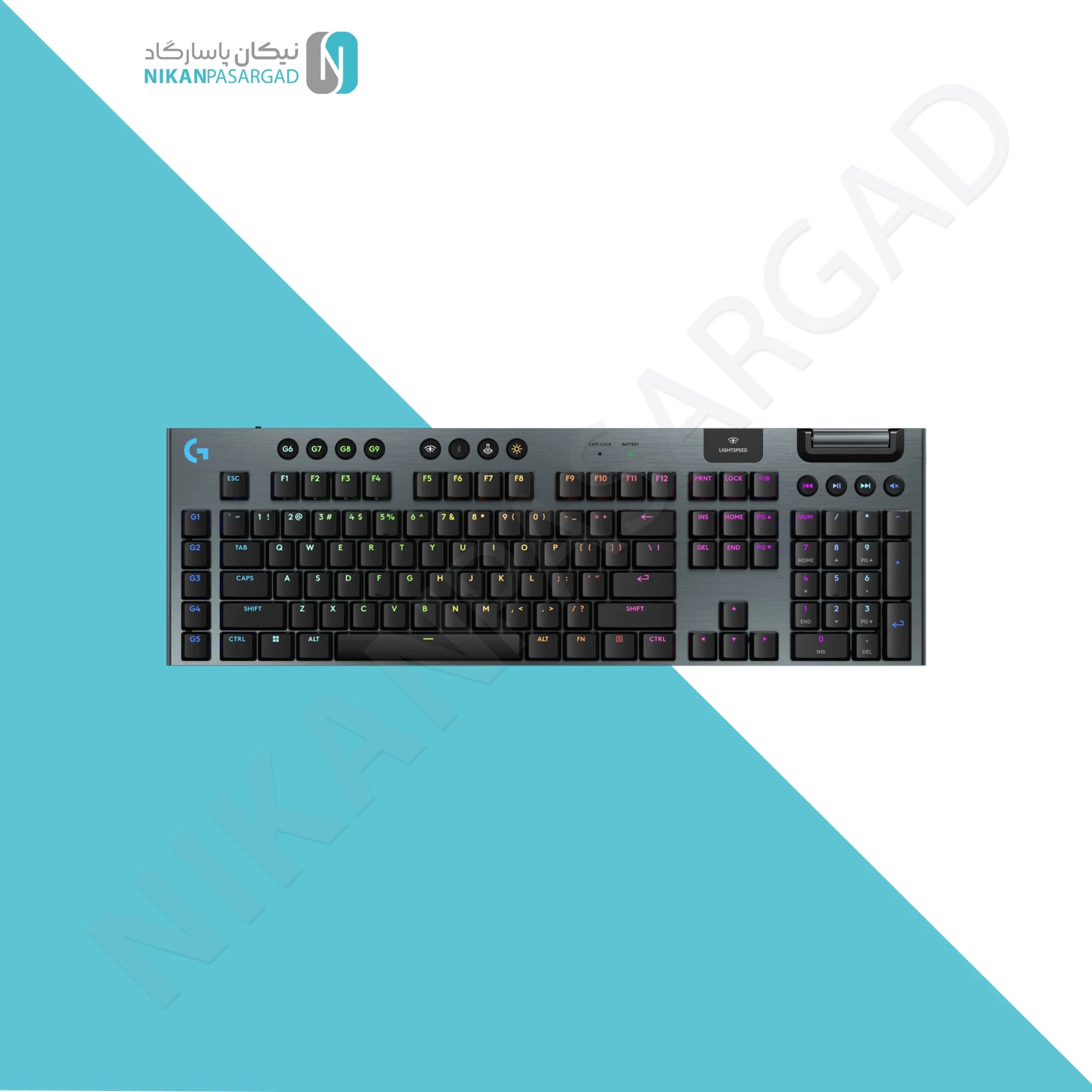 کیبورد گیمینگ مکانیکال بی‌سیم لاجیتک مدل Logitech G915 X