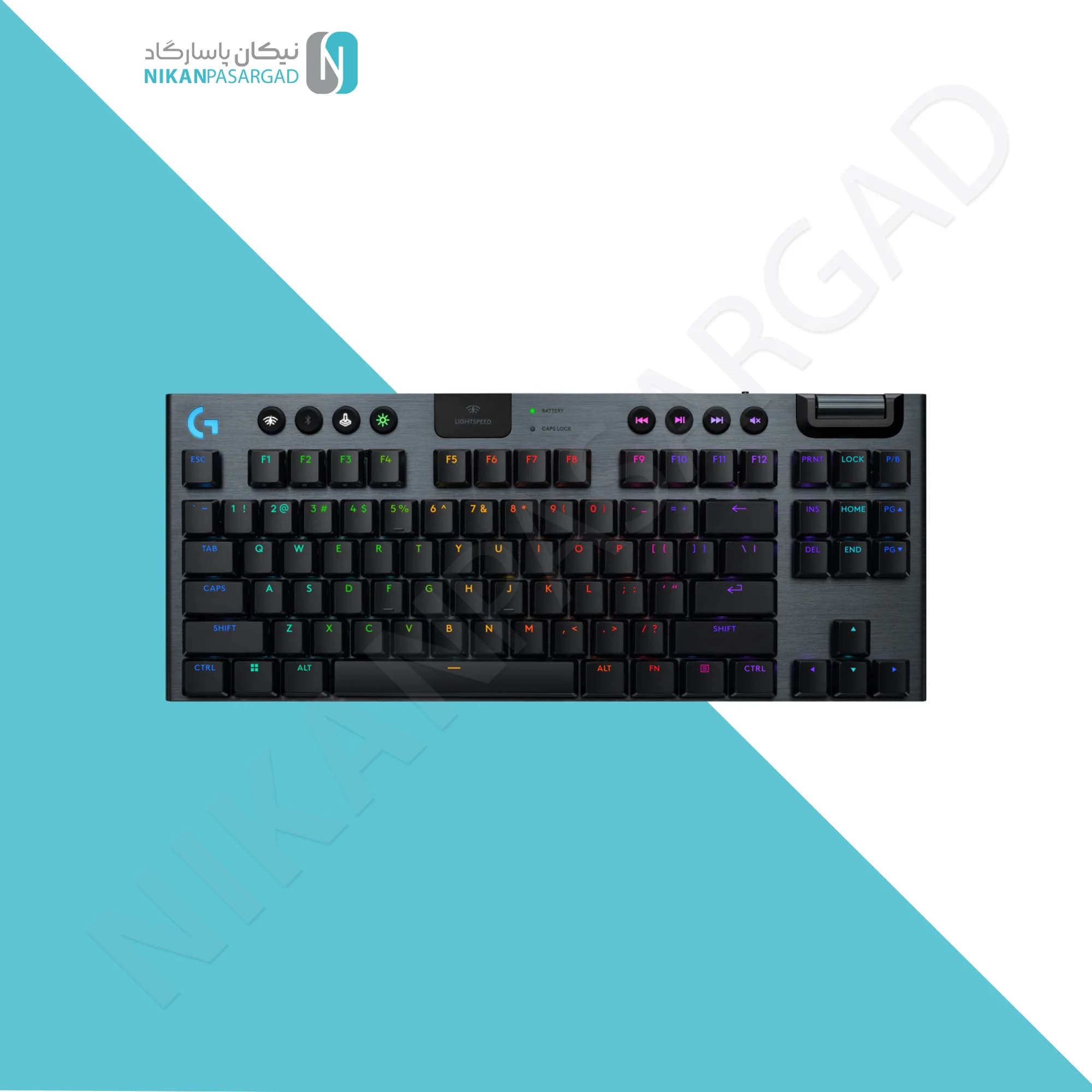 کیبورد گیمینگ مکانیکال بی‌سیم لاجیتک مدل Logitech G915 X TKL