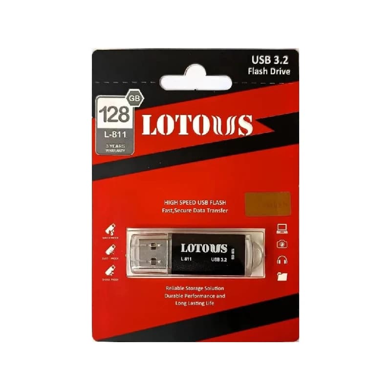 فلش مموری لوتوس مدل L-811 ظرفیت 128 گیگابایت — تصویر ۳