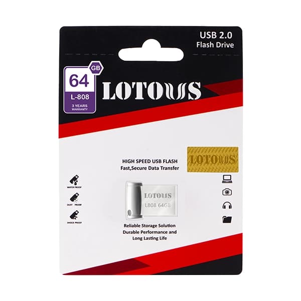 فلش مموری لوتوس مدل L-808 ظرفیت 64 گیگابایت