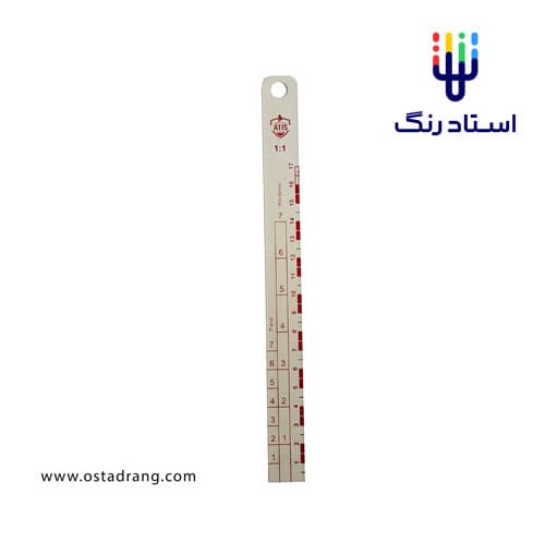 خط کش مدرج کوچک (21.5 سانت)