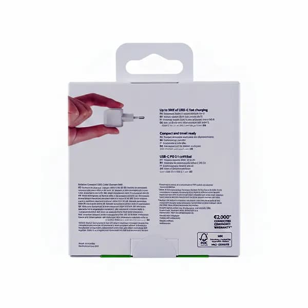 شارژر دیواری 30 وات USB-C بلکین مدل wca008kq — تصویر ۳