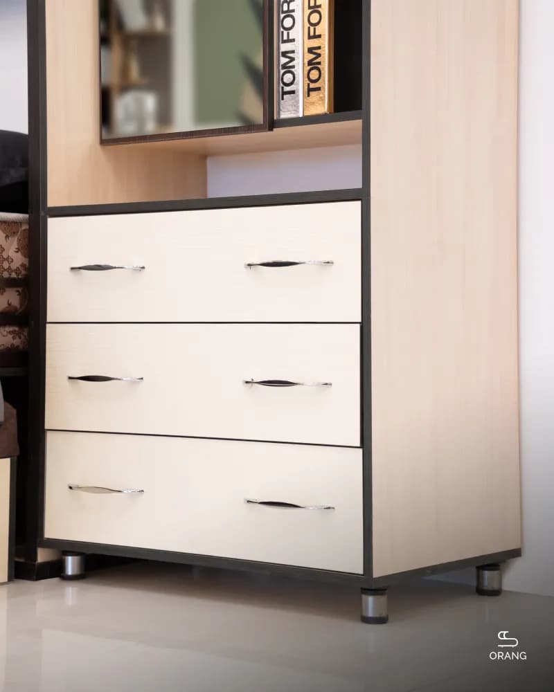 تخت دیواری تاشو دونفره MDF برجسته — تصویر ۵
