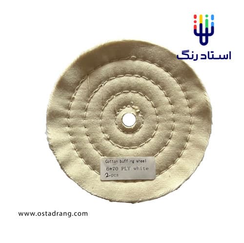 بافت گیلانس پولیش ترکیه ای 70*6 (قطر 150) هفتاد لایه (سفید)