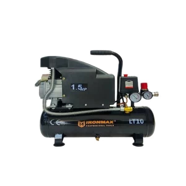 کمپرسور باد آیرون مکس مدل LT10 ظرفیت ۱۰ لیتر ironmax
