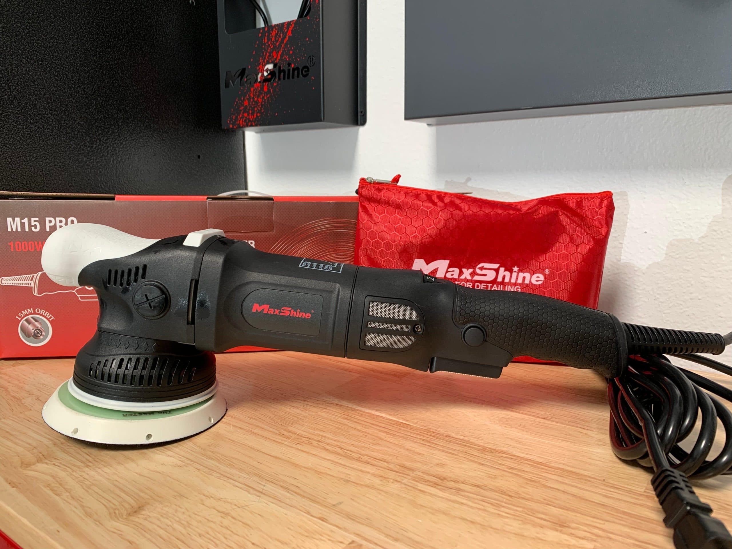 دستگاه پولیش دوآل اکشن مکس شاین سایز 15 Maxshine M15 Pro dual action Polisher (مشکی) — تصویر ۲