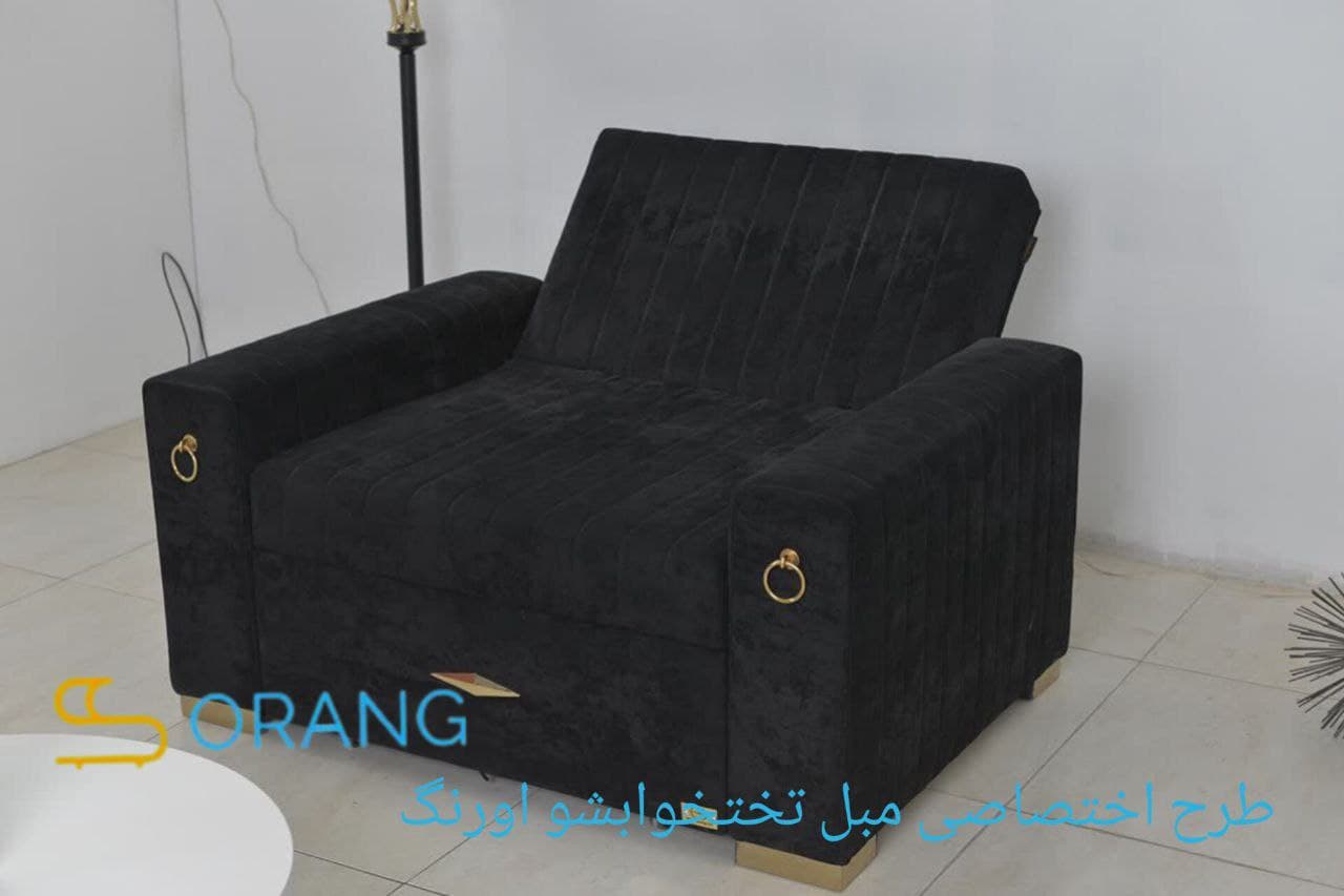 مبل تخت خوابشو مدل ریلی دسته مکعب — تصویر ۷
