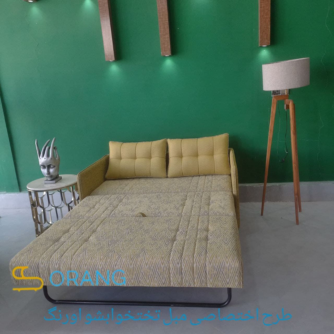 کاناپه تخت خوابشو لالوسکی دسته پاکتی — تصویر ۲