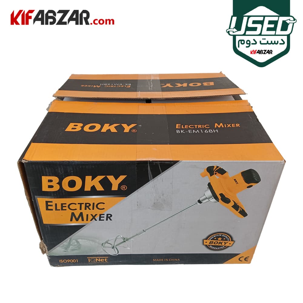 همزن برقی 1400 وات بوکی مدل BK-EM168H دست دوم — تصویر ۵