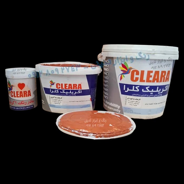 رنگ آکریلیک نما آجری کلرا