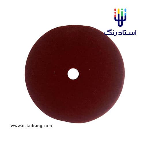 پد پولیش چسبی تخت اوربیتال مدیوم (Medium Cut) لوتک پرو سایز 150 (زرشکی) — تصویر ۲