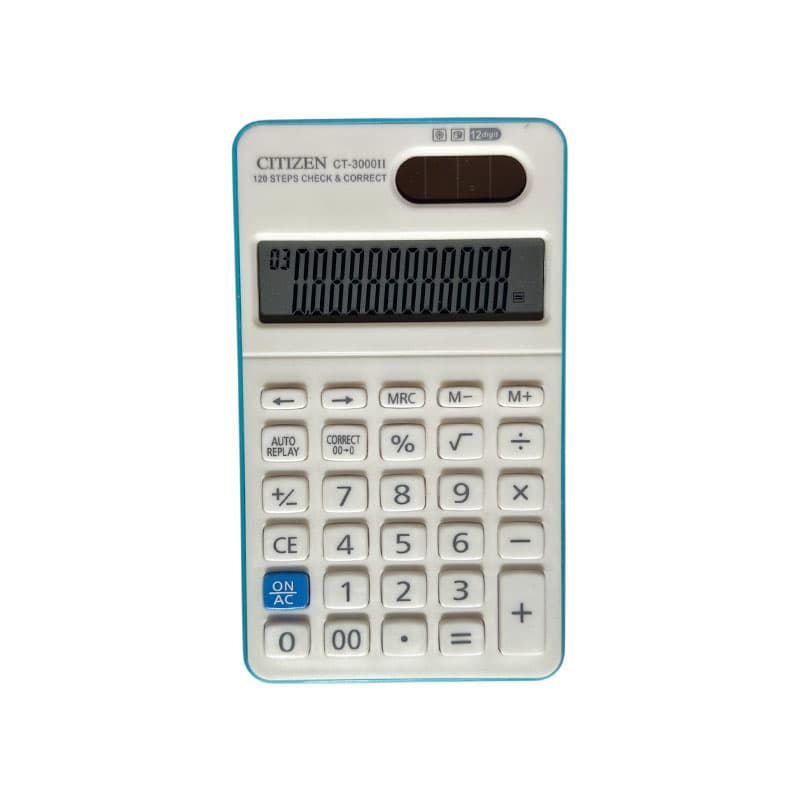 ماشین حساب سیتیزن کوچک مدل CT-3000II