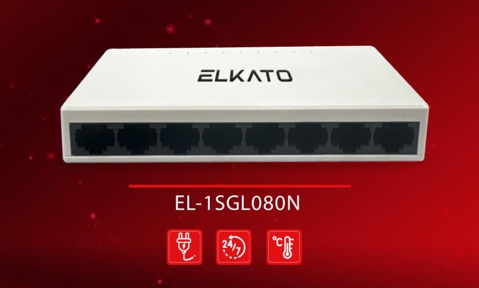 سوئیچ 8 پورت الکاتو مدل EL-1SGL080N
