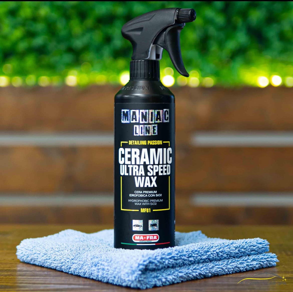 اسپری سرامیک واکس پر سرعت مفرا محافظ بدنه خودرو Mafra Ceramic Ultra Speed Wax from Maniac Line — تصویر ۳