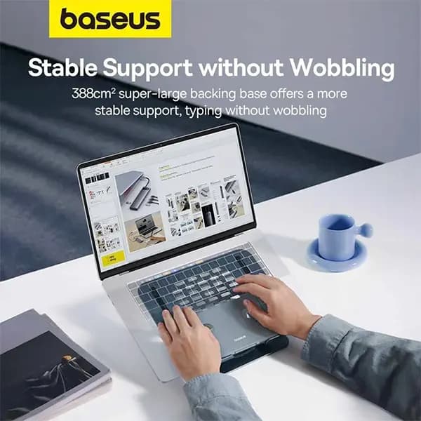 پایه نگهدارنده لپ تاپ قابل چرخش و تاشو بیسوس مدل BS-HP017 — تصویر ۳