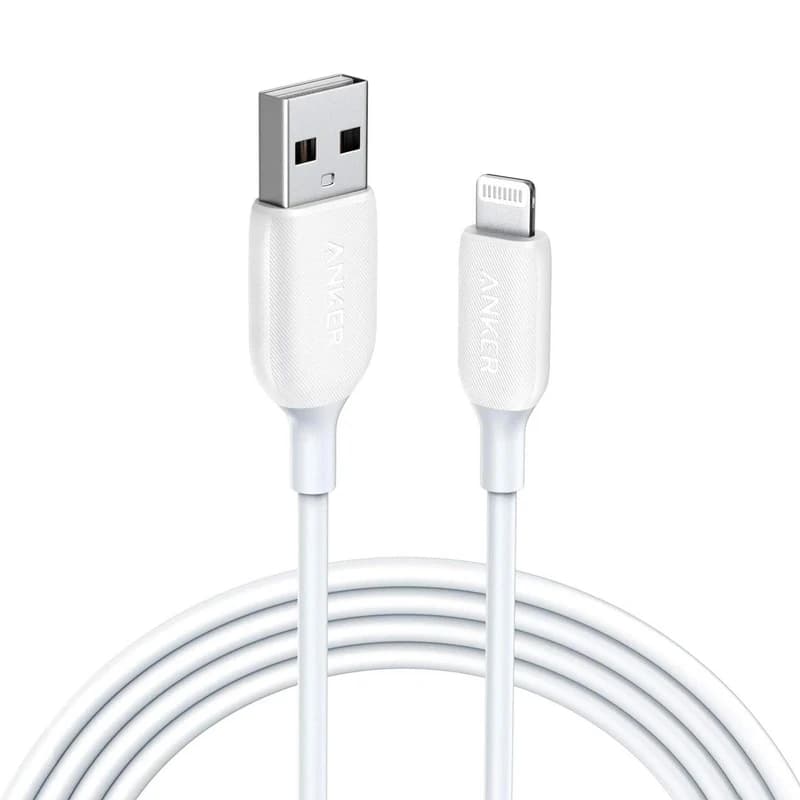 کابل شارژ USB به لایتنینگ انکر مدل A8813 طول 1.8 متر