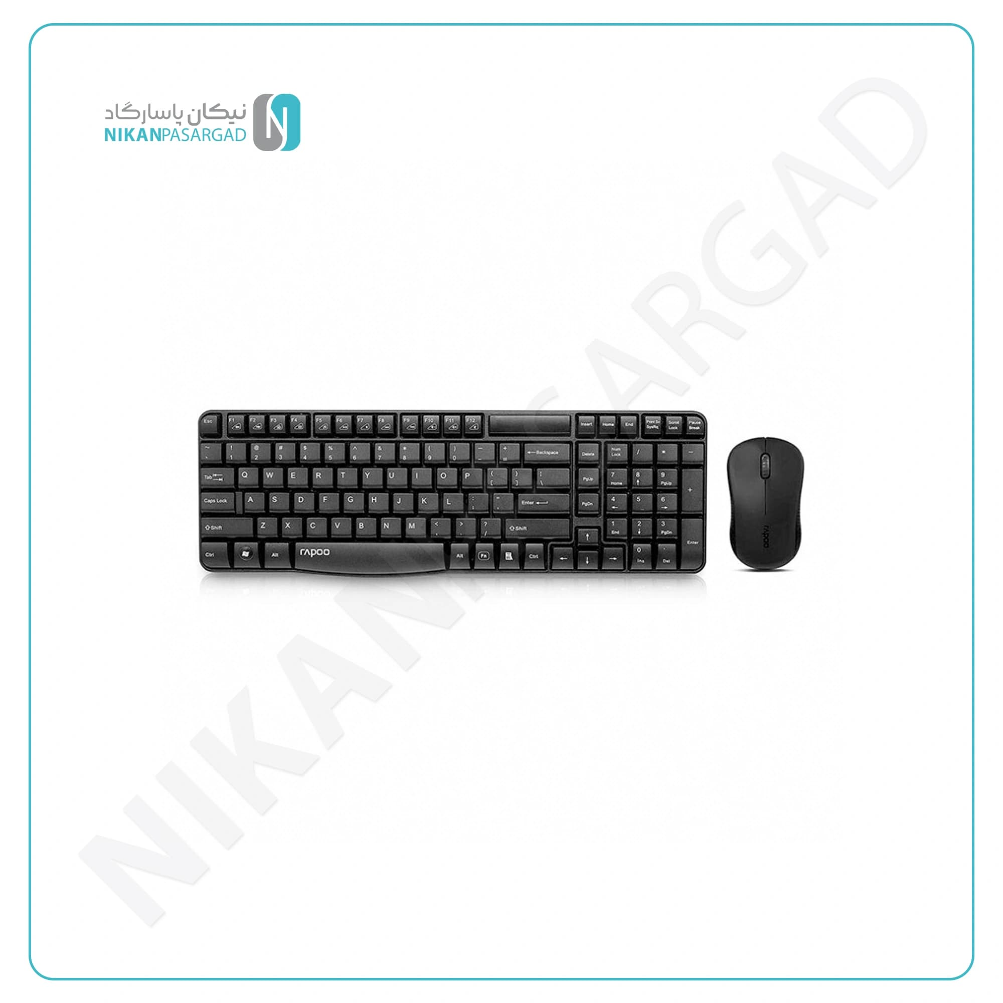 ماوس و کیبورد بیسیم رپو مدل Rapoo X1810