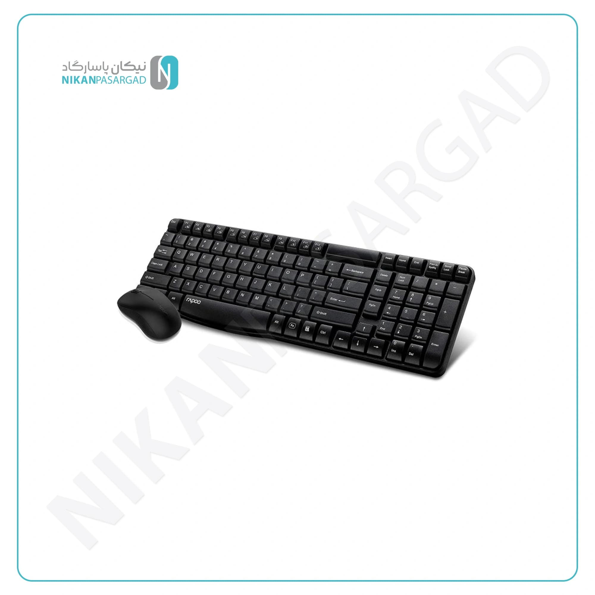 ماوس و کیبورد بیسیم رپو مدل Rapoo X1810 — تصویر ۲