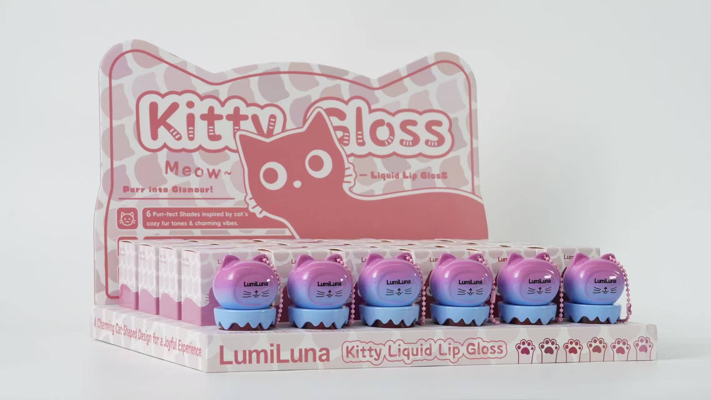 رژ لب مایع GLG001 طرح گربه LumiLuna — تصویر ۷