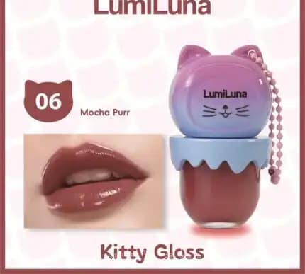 رژ لب مایع GLG001 طرح گربه LumiLuna — تصویر ۵