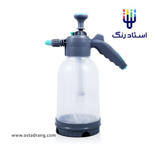 مواد پاش دستی 2 لیتری سوپاپدار شفاف Handheld Pressure Sprayer — تصویر ۲