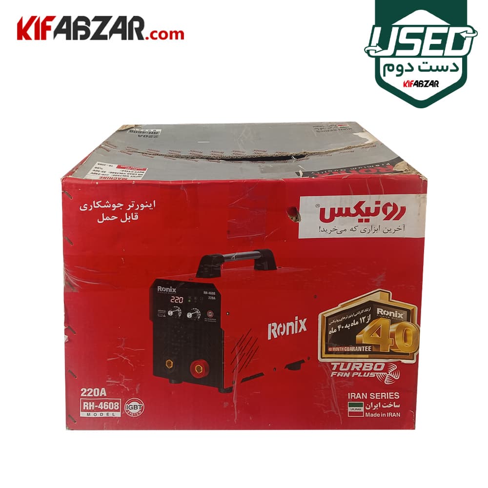 اینورتر جوشکاری 220 آمپر رونیکس مدل RH-4608 دست دوم — تصویر ۴