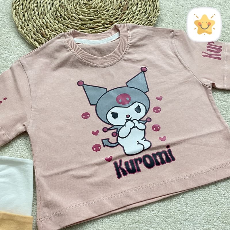 کراپ دخترانه کرومی پنبه جنس عالی 1 تا 8 سال — تصویر ۴