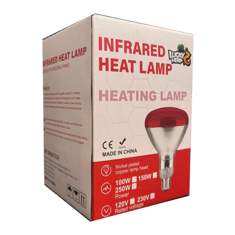 لامپ مادون قرمز 250 وات لاکی هرپ مدل INFRARED-220V-250W-E27 — تصویر ۲