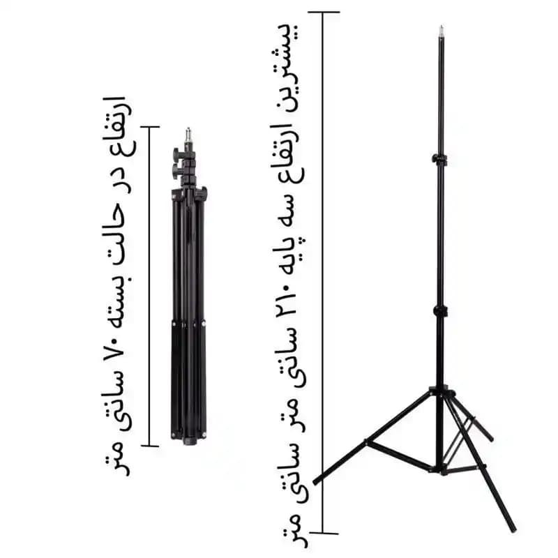 چراغ نور ثابت پنل LED استودیویی مناسب تولید محتوا – مدل RL-900 K — تصویر ۵