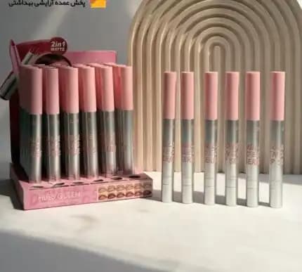 خط لب و رژ لب 0116 دوطرفه HUES QUEEN — تصویر ۴