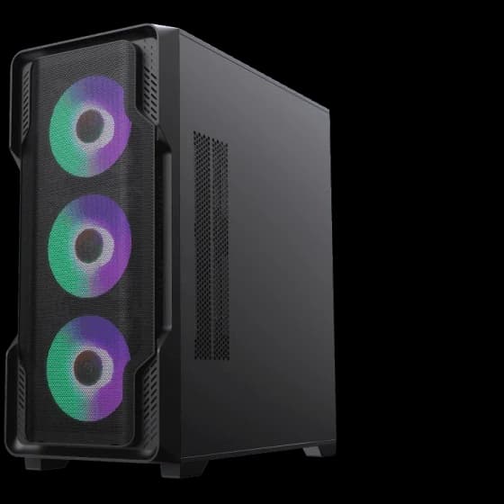 کیس کامپیوتر گیم مکس Siege RGB Mid Tower مشکی