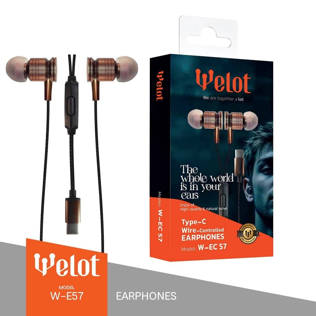 هدفون WELOT E57C Type-C