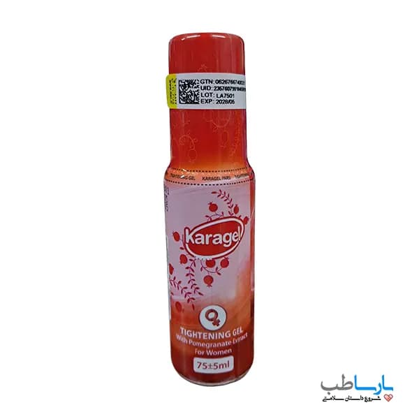 ژل لوبریکانت جمع کننده عصاره انار بانوان کاراژل 75 میلی لیتر